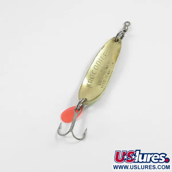 Luhr Jensen Krocodile Die #3 Blizgė, Firetiger/Žalvaris, 14g, #2736