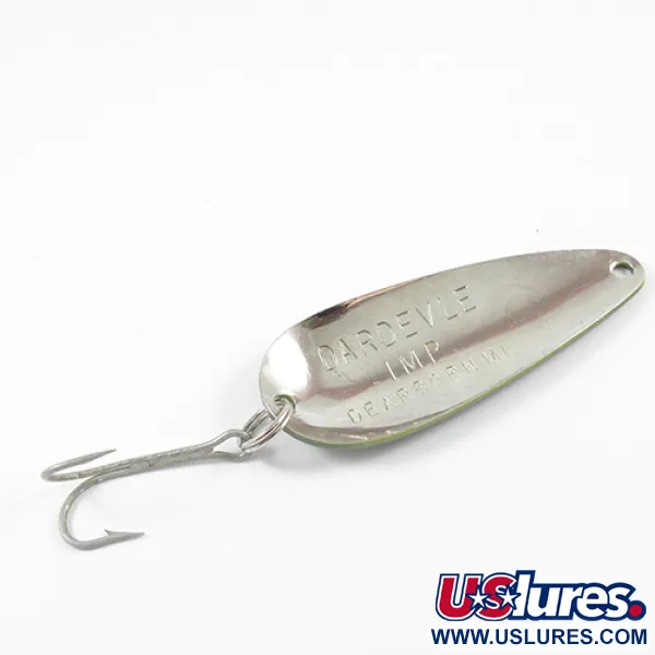 Eppinger Dardevle Imp Vartiklė, Frog/Nickel, 11g, Devil logotipas, #2741