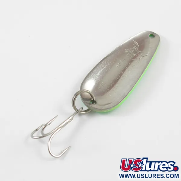 Blue Fox Tor-P-Do Blizgė, Žalia/Raudona/Nikelis, 14g, Lašo forma, #2757