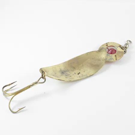 Lucky Strike One Eye Wiggler Blizgė, Auksinė / Raudona, 28g, #2759