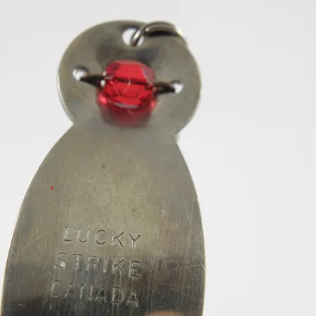 Lucky Strike One Eye Wiggler Blizgė, Nikelis/Raudona akis, 14g, #2761