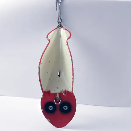 Buck Perry Spoonplug Blizgė, Raudona / Balta, 21g, Struktūra, #2762