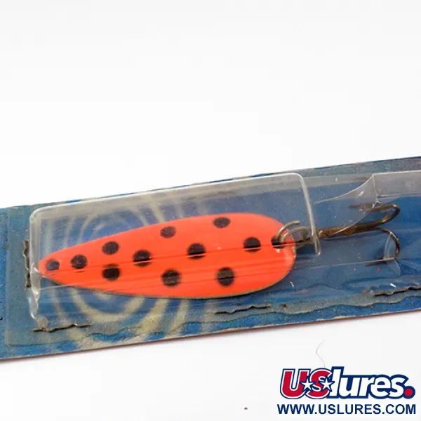 Weber Spoon Blizgė, Raudona / Juoda, 11g, Vintage OVP, #2802