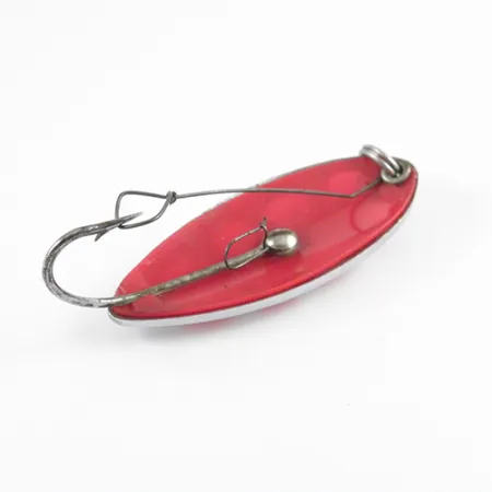 South Bend Sun Spot Blizgė, Nikelis / Raudona, 14g, nevažiažolė, #2807