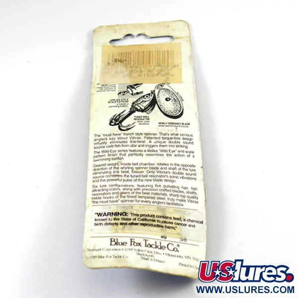 Blue Fox Vibrax Wild Eye Sukriukė, Auksas, 4g, Wild Eye, #2810