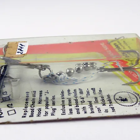 Luhr Jensen Hook Harness Montažas, Nikelio, 6g, Grandinėlė, #2811