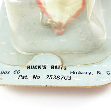 Buck Perry Spoonplug 700 Series, Raudona/Kreminė, 21g, Vintage, #2846