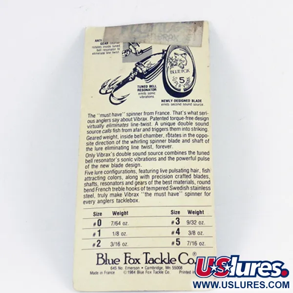 Blue Fox Super Vibrax 3 Sukriukė, Sidabras, 8g, Anti-sukimasis, #2848