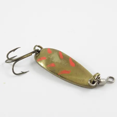 Luhr Jensen Krocodile Blizgė, Žalvaris, 9g, Raudoni akcentai, #2899