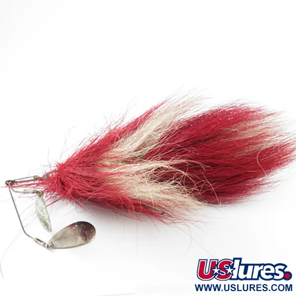 Chippewa Bait Chippewa 4 Spinnerbait, Nikelis / Raudona, 28g, Dvigubas lapelis, #2909