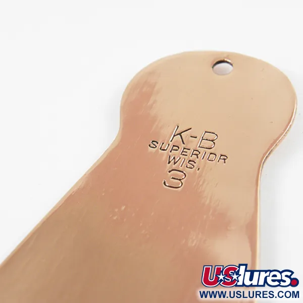 K-B Bait K-B Spoon 3 Blinkė, Varis, 25g, Vintage USA, #2912