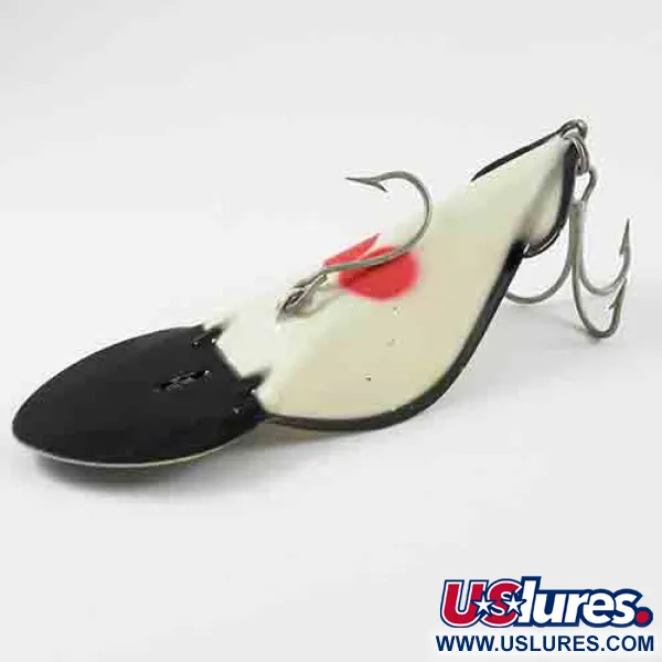 Buck Perry Spoonplug, Balta/Juoda, 28g, Struktūrinė žūklė, #2914