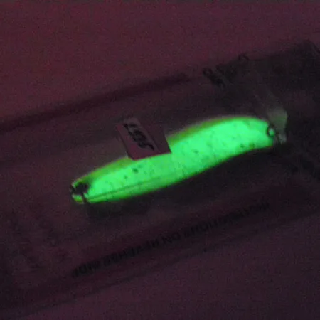 Luhr Jensen Krocodile Die #3 Glow, Balta/Geltona, 14g, Blizgė, #2935