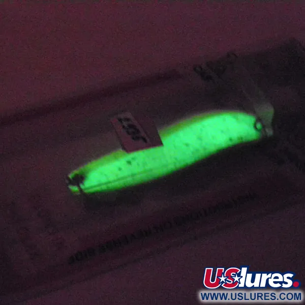 Luhr Jensen Krocodile Die #3 Glow, Balta/Geltona, 14g, Blizgė, #2935