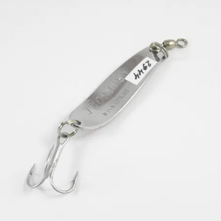 Luhr Jensen Krocodile Die #3 Blizgė, Nikelis/Alyvinė, 10g, #2944