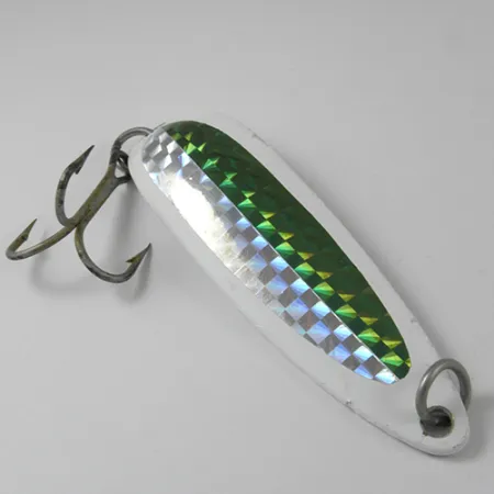 Luhr Jensen Krocodile Die #5 Blizgė, Balta/Žalia/Geltona, 23g, #2955