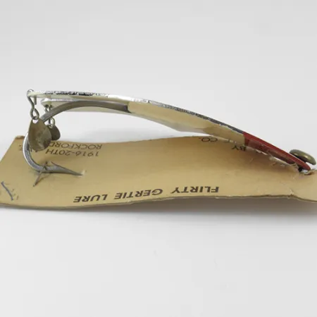 Weedless Flirty Gertie Blizgė, Nikelis / Raudona, 21g, Nelaidi, #2961