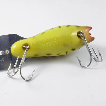 Fred Arbogast Mud Bug Vobleris, Geltona / Juoda, 14g, Metalinis liež., #2985