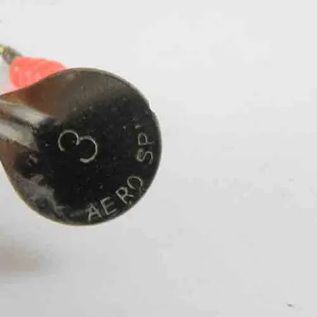 Aeroplane Spinner Aero spin 3 Propelerinė sukrė, Nikelis/Raudona, 4g, #2992