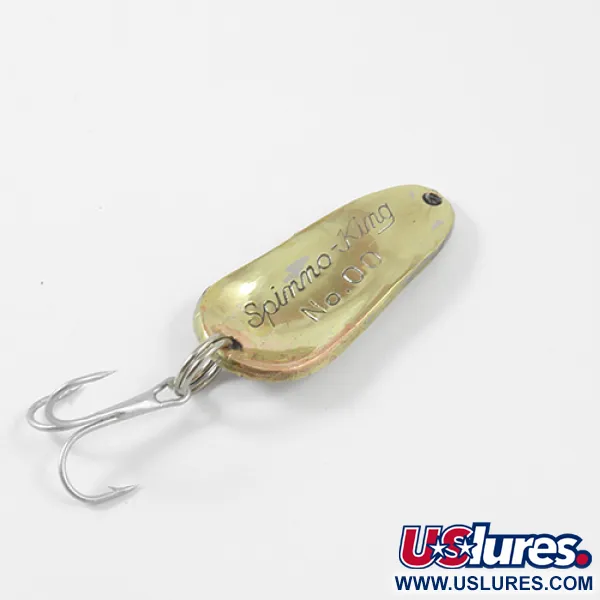Weller Spinno-King 00 Blizgė, Nikelis / Auksas, 7g, Vintage, #3012