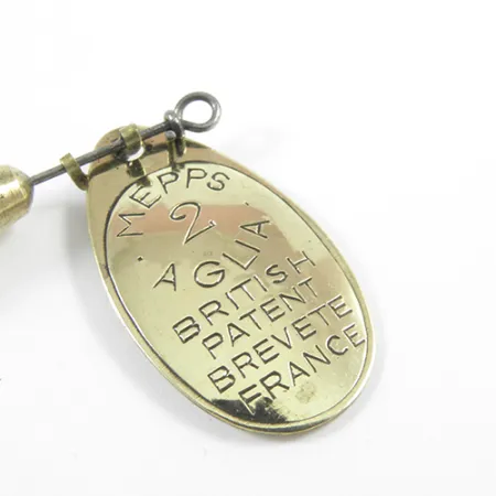 Mepps Aglia 2 sukriukė, žalvaris, 4,5g, vintažinis modelis, #3029