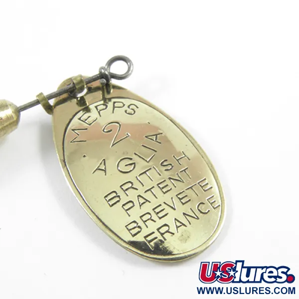 Mepps Aglia 2 sukriukė, žalvaris, 4,5g, vintažinis modelis, #3029