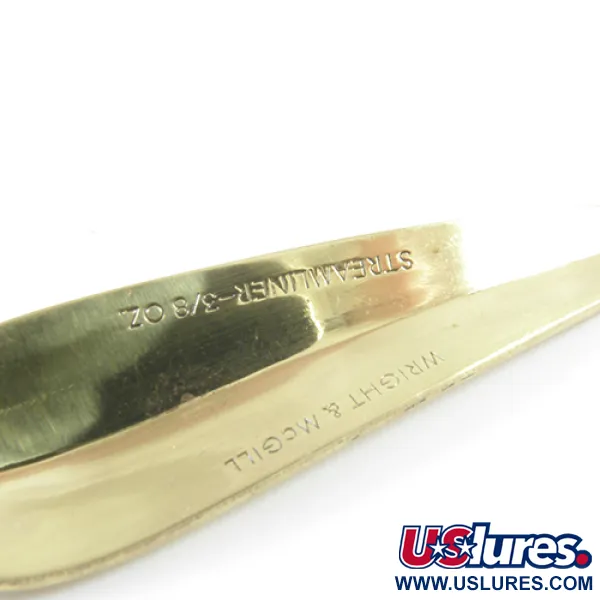 Wright & McGill Streamliner Blizgė, Aukso, 11g, Paauksuota, #3056