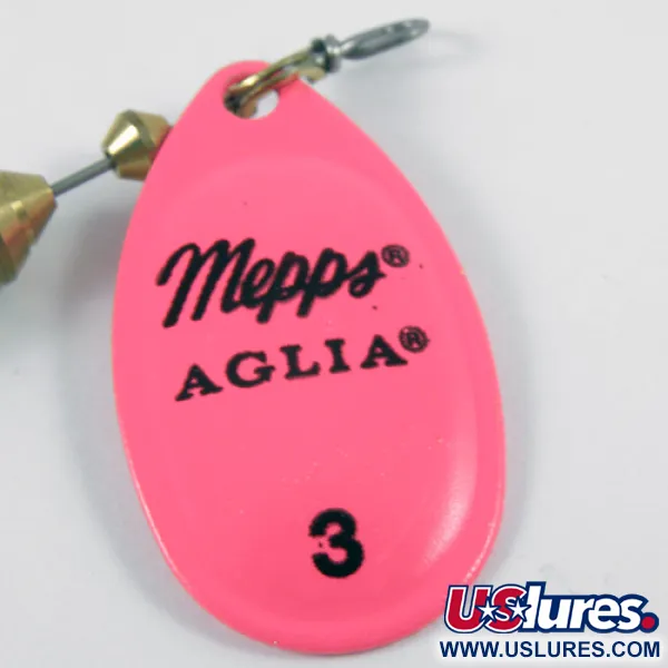 Mepps Aglia Hot Pink 3 Sukrė, Fluorescencinė rožinė, 7g, #3106