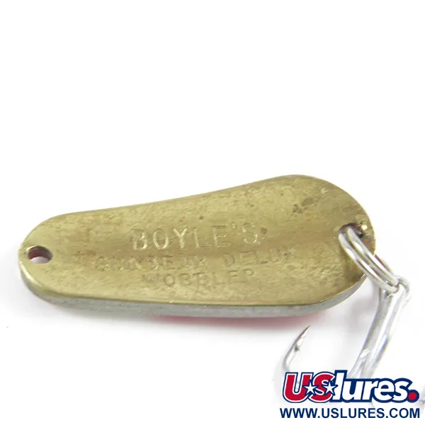 Boyle's Sunbeam Delux Wobbler Blizgė, Raudona/Balta/Žalvaris, 9.5g, #3122