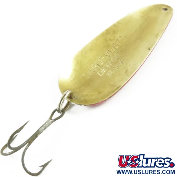 Eppinger Dardevle Dardevlet, 21g, Raudona / Balta / Žalvaris, Vartiklė #3133