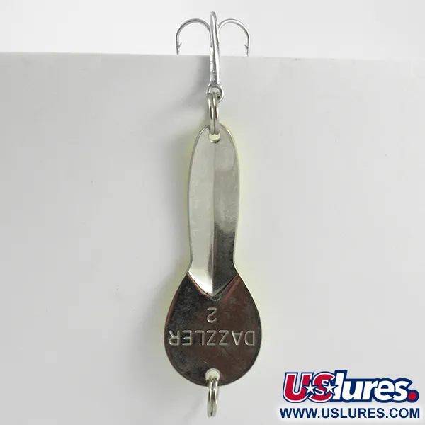 Acme Dazzler #2 Blizgė, Geltona / Nikelis, 7g, Vintage, #3143