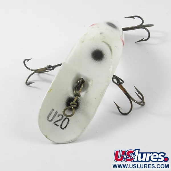 Yakima Bait Worden Flatfish Vobleris, White/Red/Black, 9g, #3149
