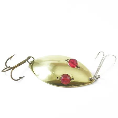 Hofschneider Red Eye Wiggler Blizgė, Žalvaris, 25g, Akys, #3158