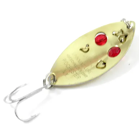 Hofschneider Red Eye junior Blizgė, Žalvaris / Raudonos akys, 11g, #3159