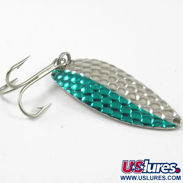 Acme Little Cleo Blizgė, Nikelis / Žalia, 21g, Kalta, #3203