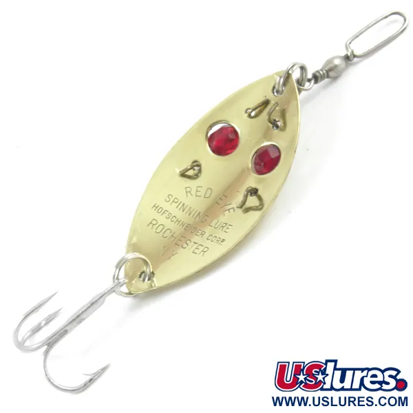 Hofschneider Red Eye junior Blizgė, Gold / Red Eyes, 11g, #3216