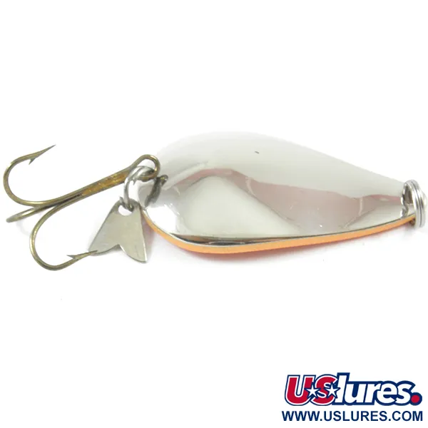 Acme K.O. Wobbler Blizgė, Nikelis/Oranžinė, 21g, Sonic Flipper Tail, #3226