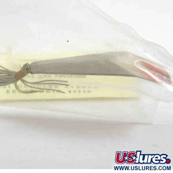 Weedless Barney Spoons Blizgė, Balta / Raudona, 7g, nekibanti, #3227