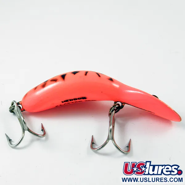 Heddon Tadpolly Clatter Tad Vobleris, Tigrinė Raudona / Juoda, 10g, #3229