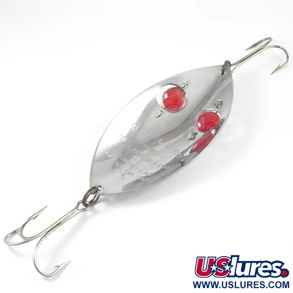 Hofschneider Red Eye Muskie Vartiklė, Nikelis, 70g, Raudonos akys, #3234