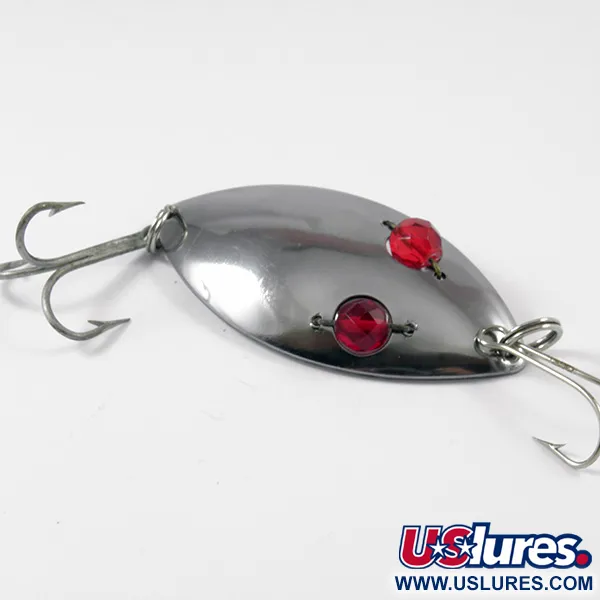 Hofschneider Red Eye Wiggler Blizgė, Plienas/Raudona, 25g, Akys, #3249