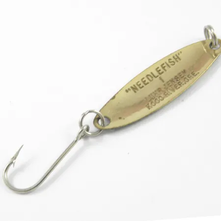 Luhr Jensen Needlefish 1 Blizgė, Žalia/Geltona/Žalvaris, 2g, #3276