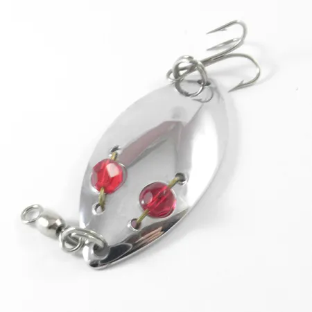 Blizgė Hofschneider Red Eye junior, Nikelis, 6,5g, Stiklo Akys, #3301