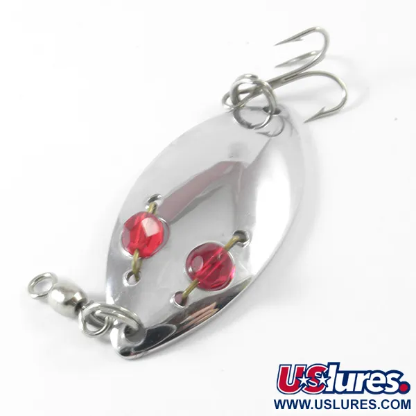 Blizgė Hofschneider Red Eye junior, Nikelis, 6,5g, Stiklo Akys, #3301