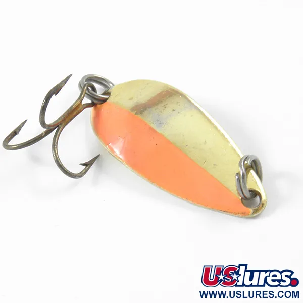 Seneca Little Cleo Blizgė, Auksinė / Oranžinė, 4g, Vintage USA, #3328