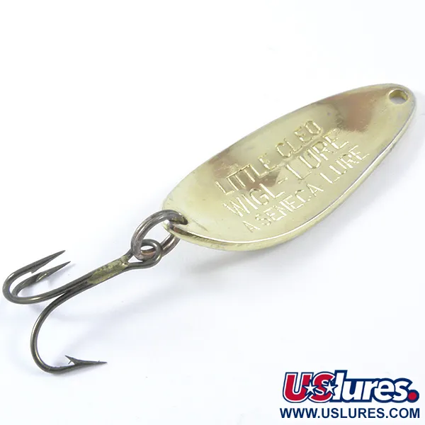 Seneca Little Cleo Blizgė, Auksinė / Geltona, 7g, Vintage, #3383