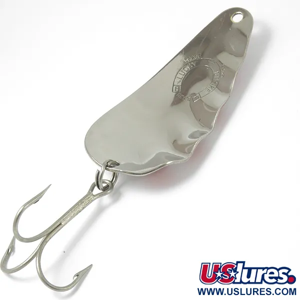 Lucky Strike Nickel Half Wave Blizgė, Nikelis/Raudona/Balta, 14g, #3400