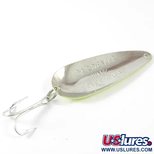 Eppinger Dardevle Imp 3407 Blizgė, Geltona/Žalia/Nikelis, 11g, #3407