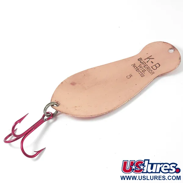 K-B Bait K-B Spoon 3 Blinkė, Varis, 25g, Raudonas Trišakis, #3414