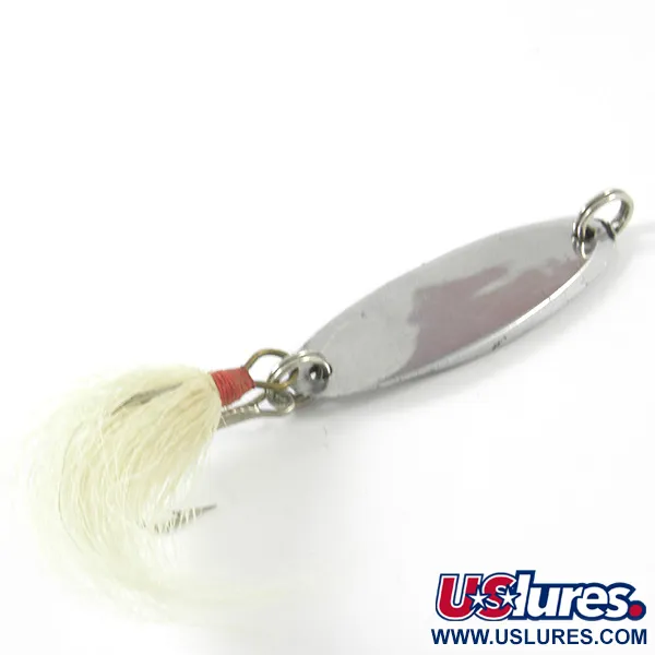 Weber MrChamp Blizgė, Nikelis, 8g, trišakis su plunksnomis, #3430